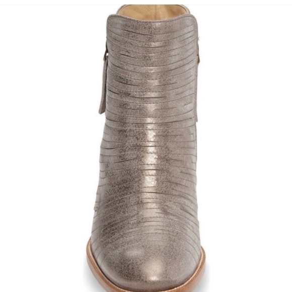 Paul Green Malibu Sliced Double Zip Gray Ankle Boots - Picture 2 of 6